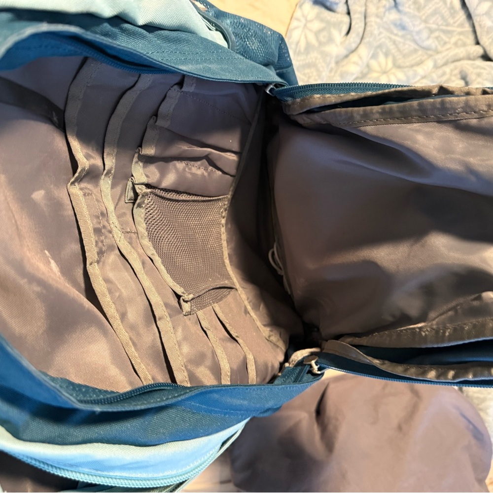 The North Face Navy and Light Gray Backpack - Picture 3 of 3